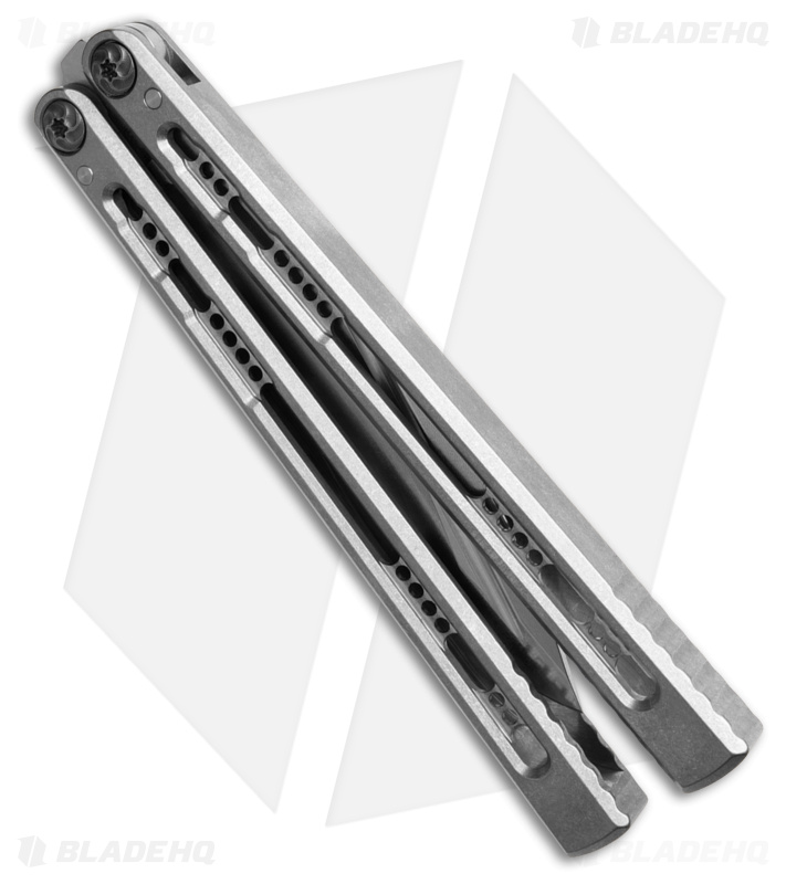 Fellowship Blades Empusa Balisong Gray Titanium (4.6" SW)