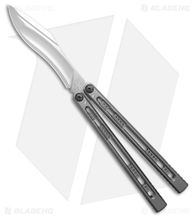 Fellowship Blades Empusa Balisong Gray Titanium (4.6" SW)