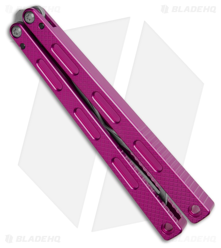 MachineWise Prysma V1 Butterfly Knife Purple Aluminum SW