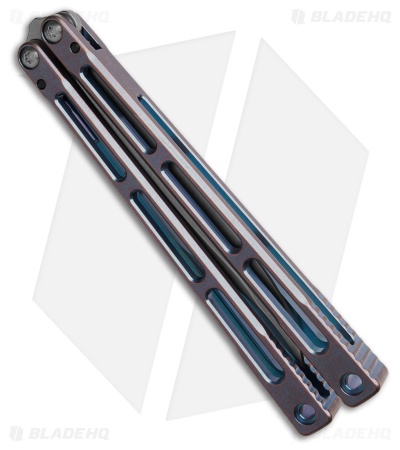 MachineWise SlifT V2 Butterfly Knife Cotton Candy/Pink Titanium (4.7" Stonewash)