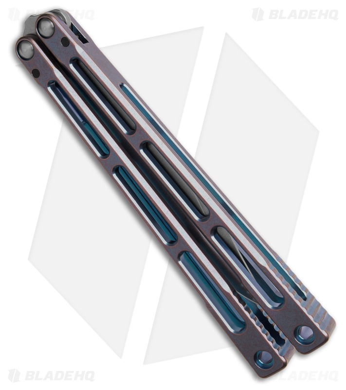 MachineWise SlifT V2 Butterfly Knife Cotton Candy/Pink Titanium (4.7" Stonewash)