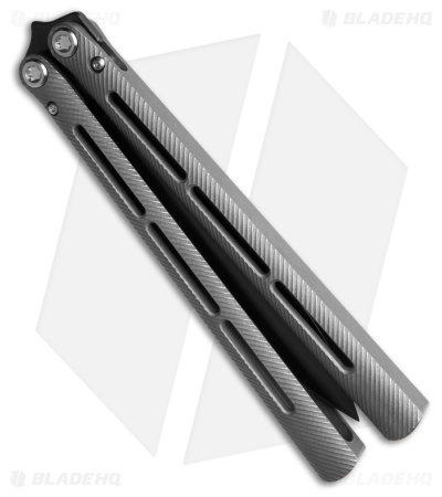 Medford Viceroy Dagger Butterfly Knife Gray Titanium (4.8" DLC CPM S45VN)