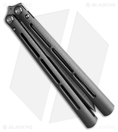 Medford Viceroy Dagger Butterfly Knife Gray Titanium (4.8" Stonewash S45VN)