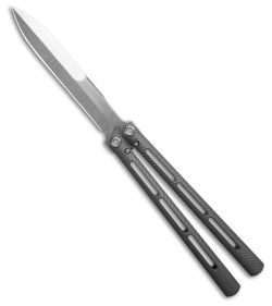 Medford Viceroy Dagger Butterfly Knife Gray Titanium (4.8" Stonewash S45VN)