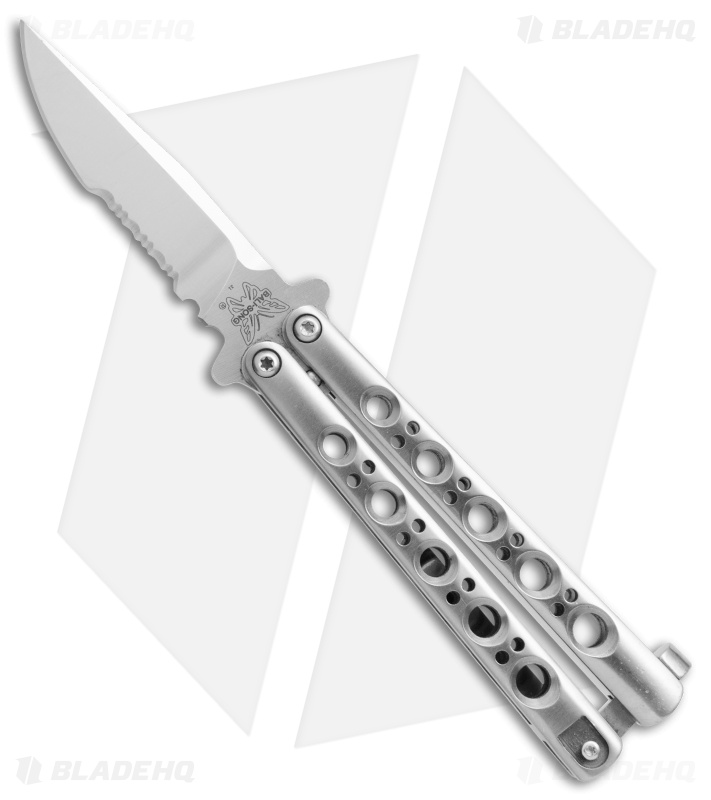 Benchmade 51 Morpho Balisong Butterfly Knife (Black) | Blade HQ