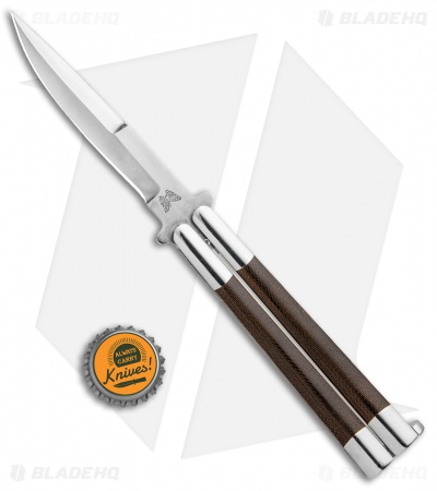 Vintage Bali-Song USA Jody Samson Weehawk Butterfly Knife Micarta (4.25"Satin)