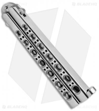 Vintage Bali-Song USA Butterfly Knife Stainless Steel Hand Ground (4.25" Satin)