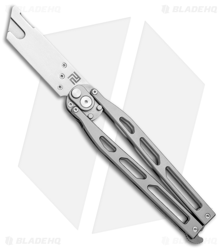 Artisan Cutlery Kinetic-Tool Automatic Butterfly Tool Gray Ti (2.8" SW)