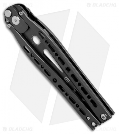 Artisan Cutlery Kinetic-Tool Automatic Butterfly Tool Black Aluminum (4" Black)