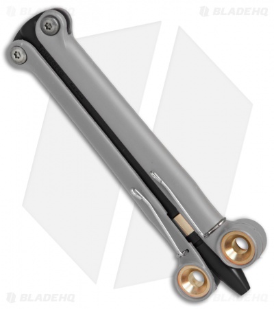 BaliYo by Spyderco Butterfly Pen Fisher Space Pen (Black/Gray) USA Made