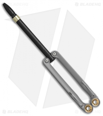 BaliYo by Spyderco Butterfly Pen Fisher Space Pen (Black/Gray) USA Made
