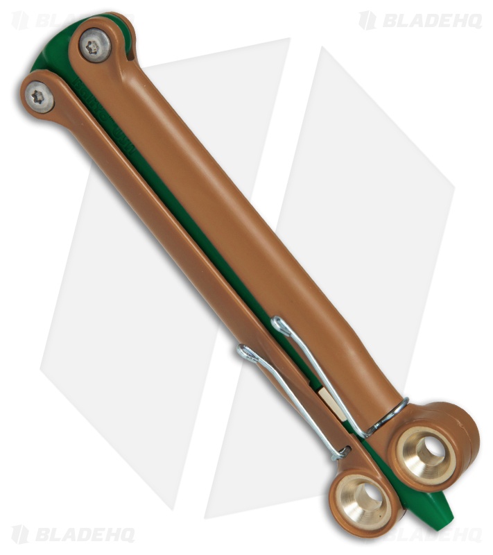 BaliYo by Spyderco Butterfly Pen Fisher Space Pen (Green/Brown) USA Made