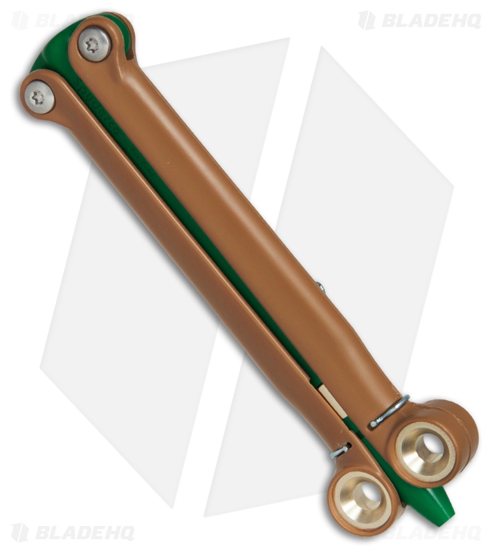 BaliYo by Spyderco Butterfly Pen Fisher Space Pen (Green/Brown) USA Made