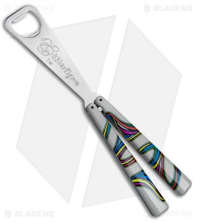 BB Barfly Bottle Opener Butterfly Trainer (Abstract Wave)