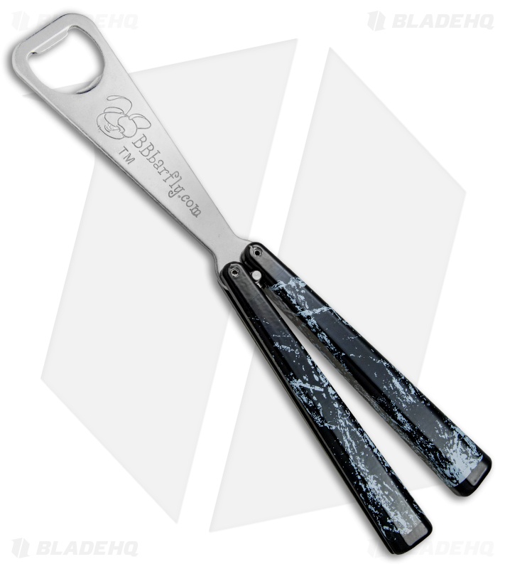 BB Barfly Bottle Opener Butterfly Trainer (Scratched Metal)