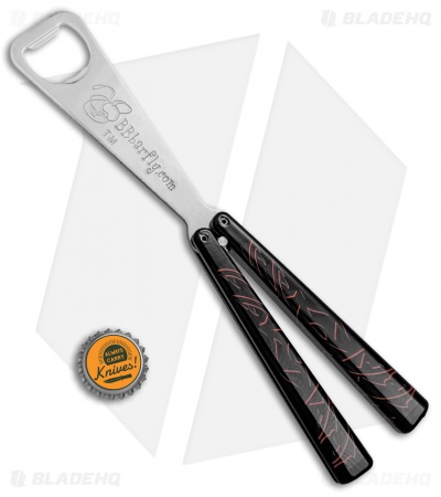 Green Practice Butterfly Knife Trainer (Balisong) With Bottle Opener – Benchmade 62T Style