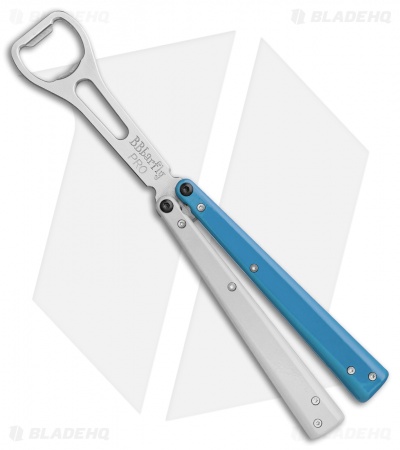 BB Barfly Pro Model Bottle Opener Butterfly Trainer BHQ Edition (Blue/White) 