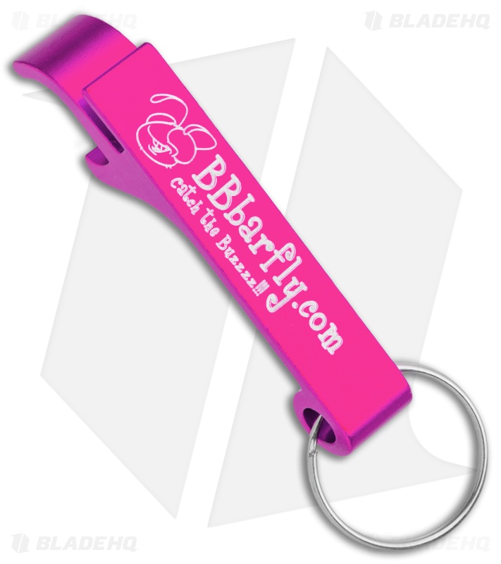 BB Barfly Pro V3 Blue/White BHQ Edition Standard Bottle Opener Butterfly