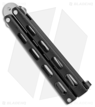 Bear & Son 113BTR Small Butterfly Knife Trainer w/Black Handle (3.3" Dull)