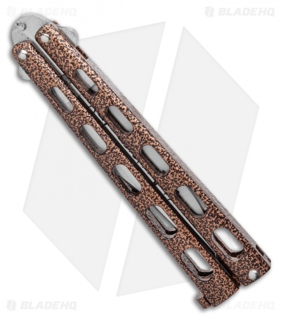 Bear & Son 30th Anniversary 114 Copper Vein Butterfly Knife (4.3" Satin) 