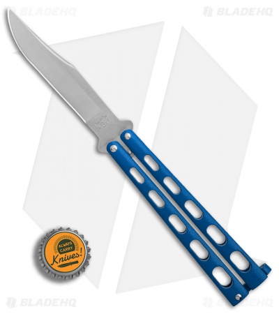 Bear & Son 2-Pack Butterfly Knife Special Blue (114BL + 114BLTR)