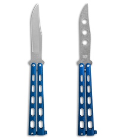 Bear & Son 2-Pack Butterfly Knife Special Blue (114BL + 114BLTR)