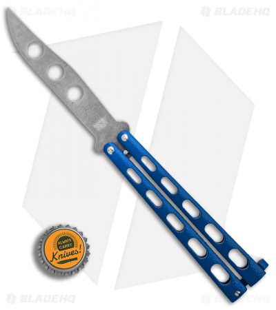 Bear & Son 2-Pack Butterfly Knife Special Blue (114BL + 114BLTR)