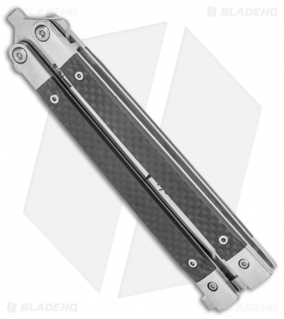 Bear & Son 30th Anniversary Butterfly Knife Carbon Fiber (5" Satin) CF17-S35