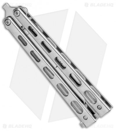 Bear & Son 30th  Anniversary SS14-D2 Polished  Butterfly Knife (5" Satin) 