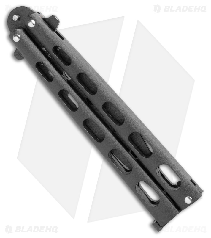 Bear & Son 115BTR Large Butterfly Knife Trainer Black (4" Black)