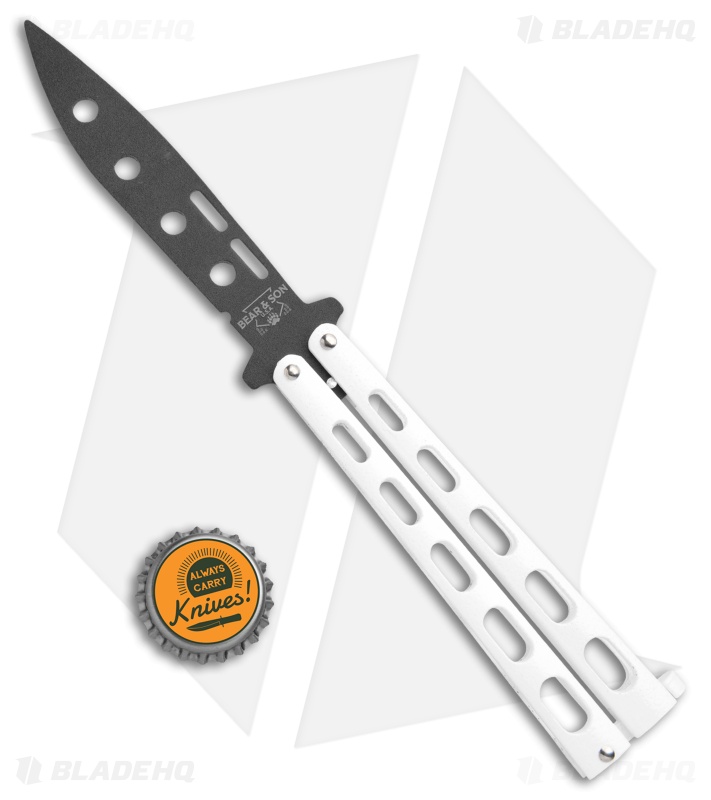 CSGO BUTTERFLY GALAXY BLACK BALISONG TRAINER KNIFE - MEGAKNIFE