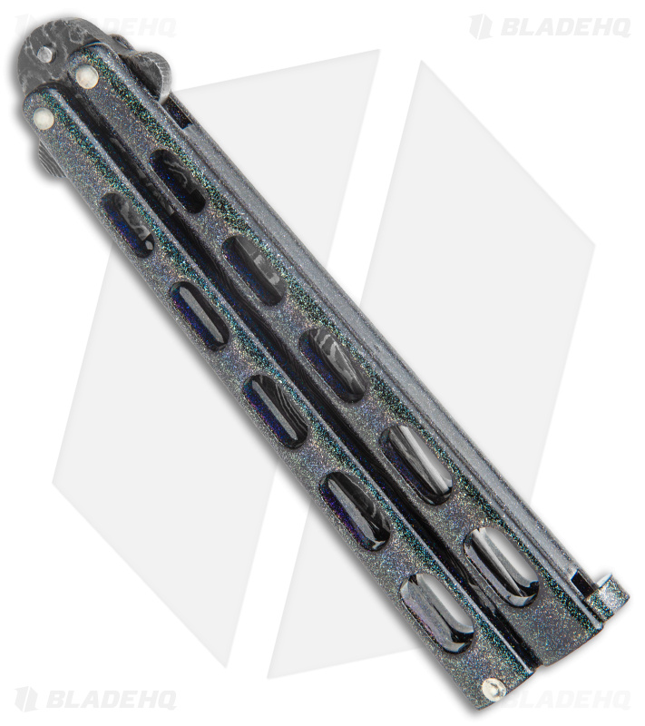 Bear & Son 114D Large Butterfly Knife Galaxy (4.25" Damascus) 114GXD