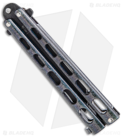 Bear & Son Large Butterfly Tanto Knife Galaxy (4" Black) 115TANGX