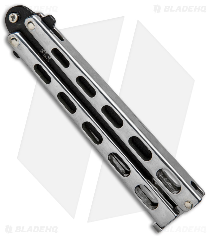 Bear &  Son Tanto Butterfly Knife Stainless Steel  (4.1" Black) SS15TAN 