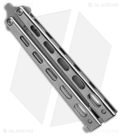 Bear &  Son Clip Point Butterfly Stainless Steel  (4.1" Bead Blast) SS14 *DISC*