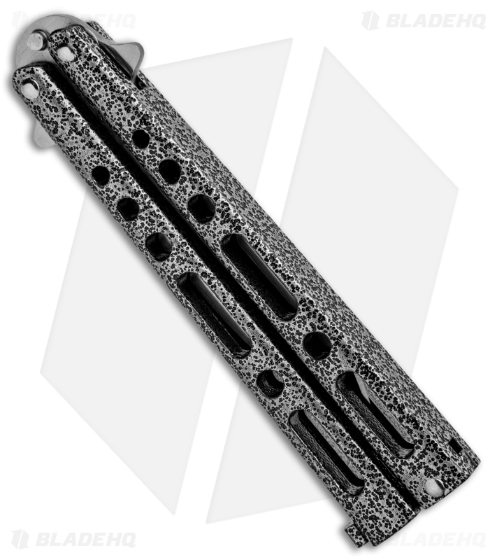 Bear & Son 117 Large Butterfly Knife Gray (4" Satin)