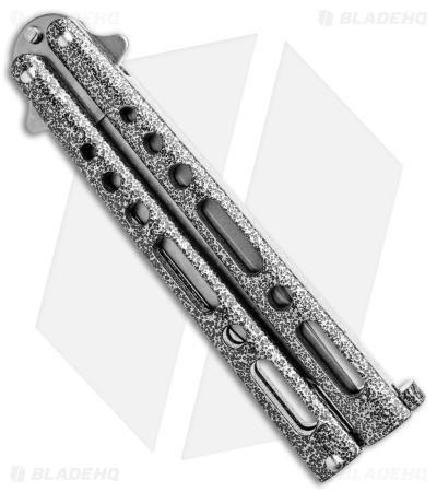 Bear & Son 117 Large Butterfly Knife Gray (4" SW) BC117SSW