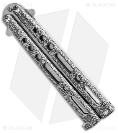 Bear & Son 117 Large Butterfly Knife Gray (4" SW) BC117SSW