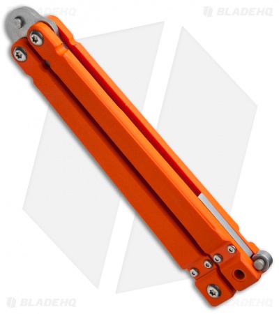 Bear OPS Bear Song II Butterfly Knife Orange G-10 (4.38" Trainer) B-201-B4-P