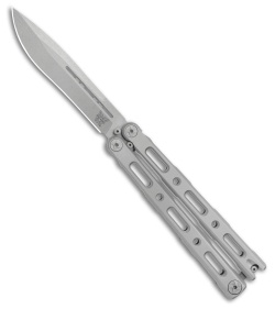 Benchmade 85 Bali-Song Butterfly Knife Integral Titanium (4.4" Stonewash)