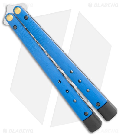 Benchmade Necron Bali-Song Butterfly Knife Trainer Blue G-10 (4.6" SW) 99T
