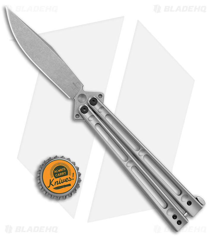 Boker Plus Papillon Butterfly Knife Stainless Steel (4.1" SW) 06EX111