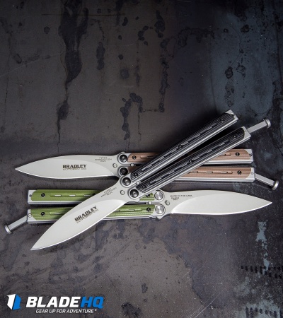 Bradley Kimura Balisong/Butterfly Knife | Brown/Tan G-10