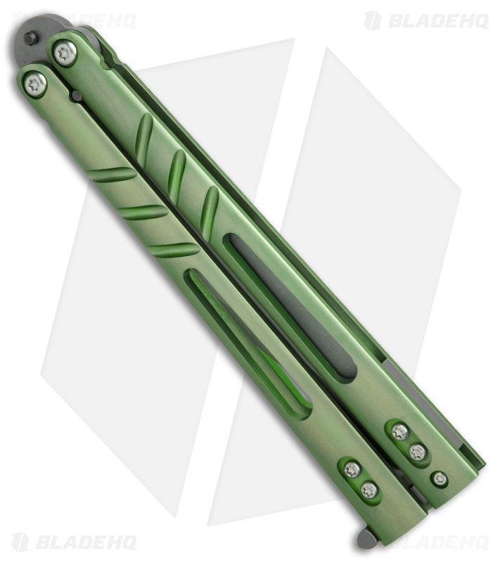 BRS ALT Alpha Beast Infinity Balisong Butterfly Knife Green