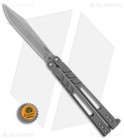 BRS Alpha Beast Infinity Balisong Butterfly Knife Green Ti