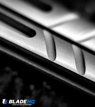 BRS Alpha Beast Infinity Balisong Butterfly Knife Titanium (4.5" Stonewash)