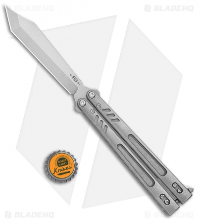 BRS Hybrid Replicant Standard Balisong Butterfly Knife Titanium (4.6" SW)