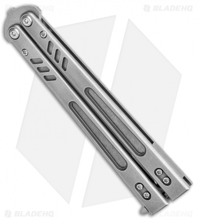 BRS Hybrid Replicant Standard Balisong Butterfly Knife Titanium (4.6" SW)