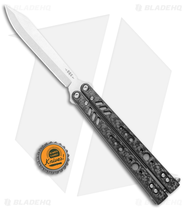 BRS Replicant ALT Blade Balisong Butterfly Knife Carbon BRS Replicant ALT Blade Balisong Butterfly Knife Carbon