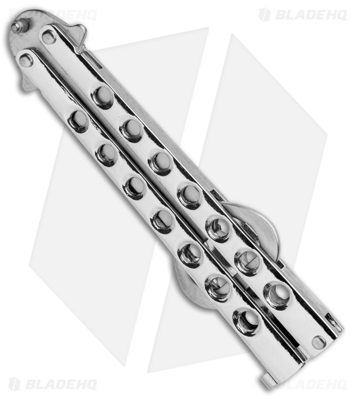 The Bartender "Bottle-Fly" Butterfly Knife Bottle Opener (Silver)